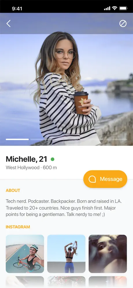 Action Dating app screen 2