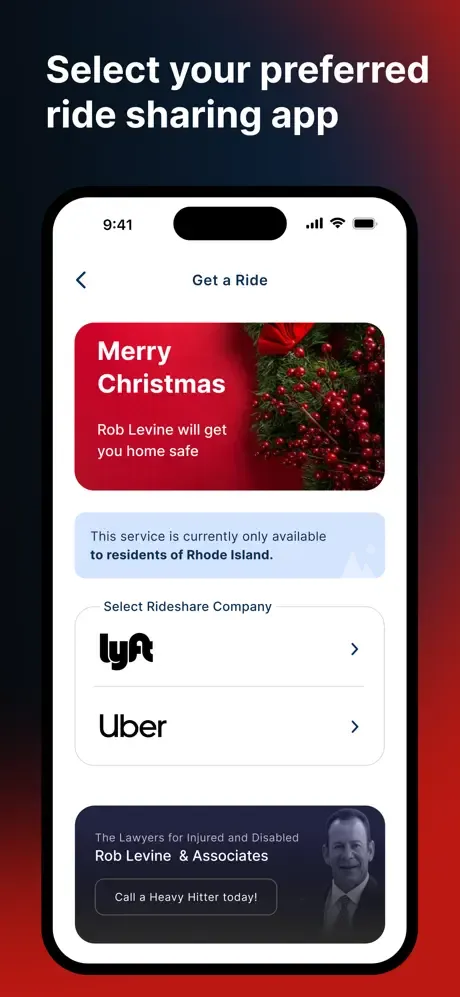Rob Levine app screen 3